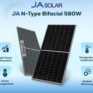 JA Solar N‑Type Bifacial 580W Solar Panel