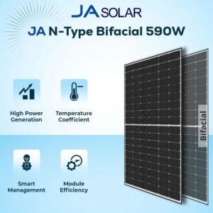 JA Solar N‑Type Bifacial 590W Solar Panel