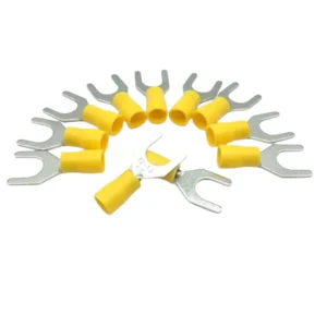 Tin Coated Thimbles SV5.5-5 Yellow Furcate Pre-Insulating Terminal (Type U O)