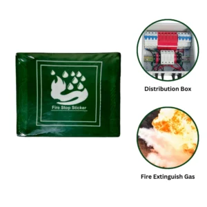 Fire Stop Sticker for Distribution Box Fire Extinguisher